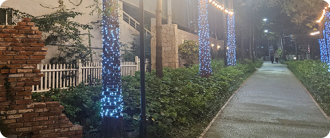 편백나무숲 수국정원