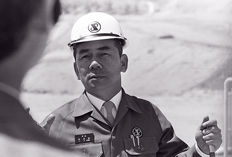 청암 박태준 기업인시절 첫번째 사진