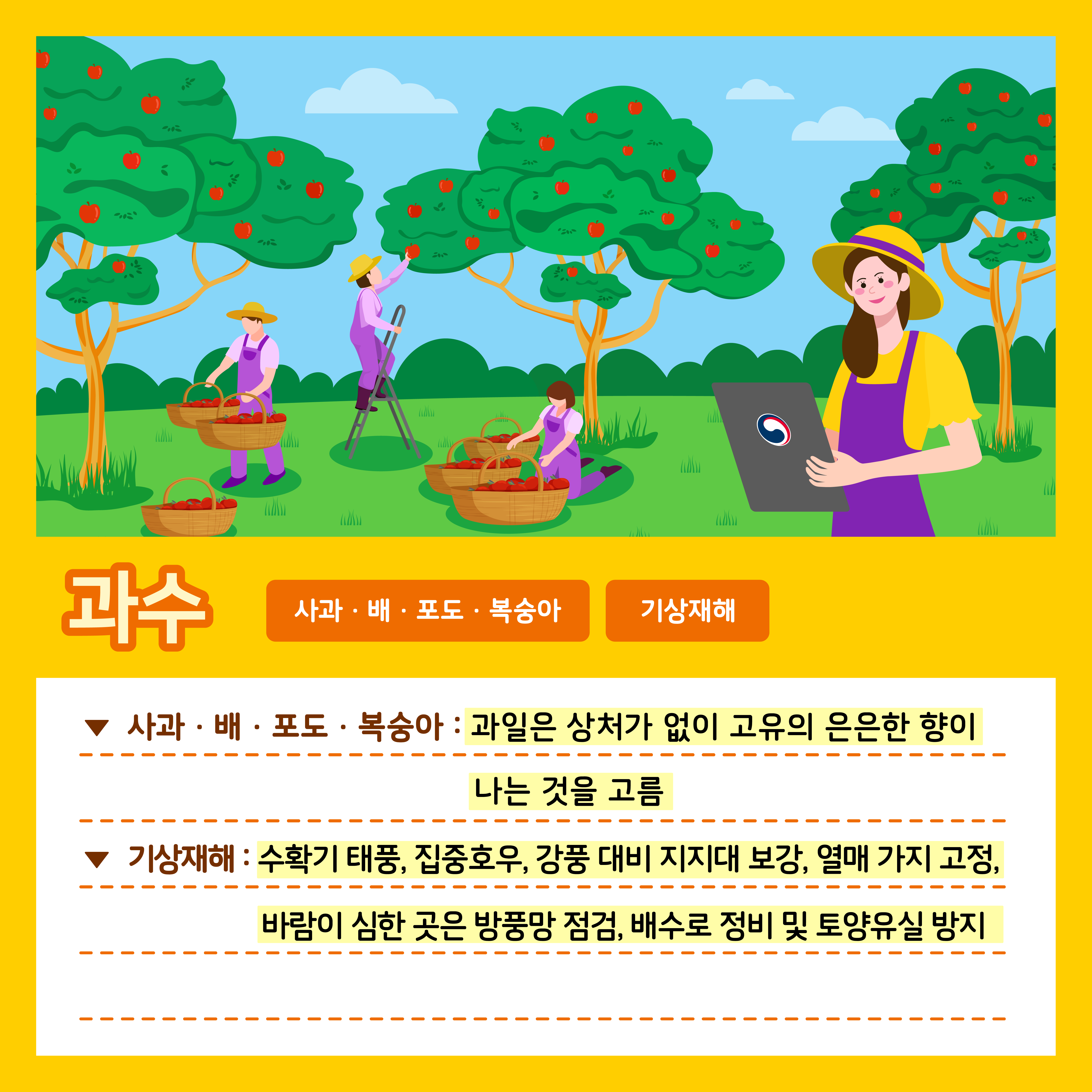 [카드뉴느] 주간농사정보 첨부 이미지